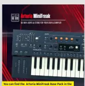  ?? ?? You can find the Arturia MiniFreak Base Pack in the magazine downloads – Link see Page 9.