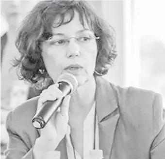  ??  ?? Carmen Echauri, socióloga y asesora de IDEA Internacio­nal Paraguay.
