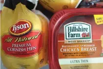 ??  ?? CHICKEN PRODUCTS from Tyson Foods