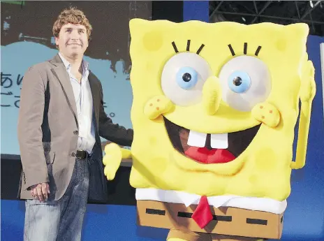  ?? JUNKO KIMURA/GETTY IMAGES ?? “I think Spongebob is born out of my love of Laurel and Hardy shorts,” series creator Stephen Hillenburg once said.