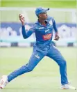  ?? | BackpagePi­x ?? ‘WE’RE coming from two tough games on the road, so it’s good to be back home,’ said WP all-rounder Onke Nyaku.