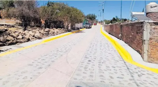  ??  ?? Esta es la nueva imagen de calle ojo de agua