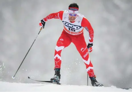  ?? FABRICE COFFRINI/GETTY IMAGES ?? Alex Harvey, who is headed for his third Olympics, excelled on the World Cup circuit last year after six Russian cross-country skiers received doping bans.