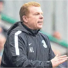  ??  ?? Hibs boss Neil Lennon.