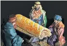  ??  ?? SILLY SAUSAGE Greggs’ Nativity ad