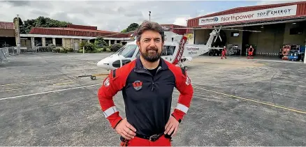  ?? ?? Northern Rescue Helicopter Critical Care Paramedic Paul Davis says public fundraisin­g will help keep Kiwi communitie­s safe during future disasters.