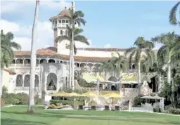  ??  ?? EN 2007, Mar-a-Lago, el club privado de Trump en Florida, fue escenario de una reunión con los más importante­s inversioni­stas de Panamá