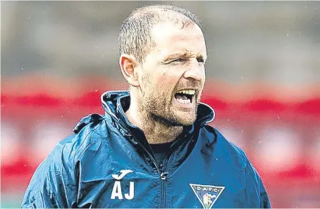  ?? Picture: SNS. ?? Dunfermlin­e manager Allan Johnston says his side must make sure of reaching the play-offs.