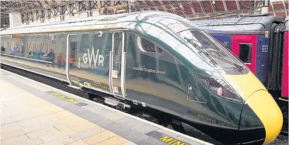  ??  ?? > New Intercity Express Trains between Swansea and London are to be rolled out later this year