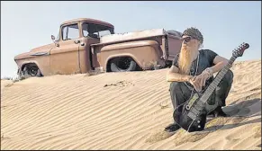  ?? Nigel Bardsley ?? While staying in his Las Vegas home, Billy Gibbons has gardening and thrashing on “the gee-tar.” He headlines at The Sand Dollar Lounge Downtown on May 26.