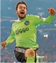  ?? FOTO: KIRCHNER/DPA ?? Jung-Nationalsp­ieler Amin Younes will mit Ajax die Europa League gewinnen.