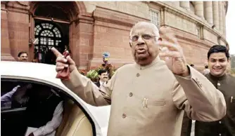  ??  ?? Elite Barrister turned successful politician, Somnath Chatterjee was firm and daring in his politics