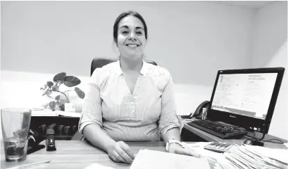  ?? ROLANDO RIESTRA ?? Gabriela Vela del Río, encargada de la oficina de la Profeco en Torreón.