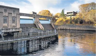  ?? Pictures: ?? The Pitlochry Dam Visitor Centre, above, and the Hermitage, left, both feature in the new app.