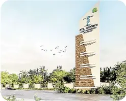  ?? ?? The soon to rise 43-ha Sta. Monica Lake Residences in Pangasinan was one of the biggest projects Sta. Lucia launched this year.