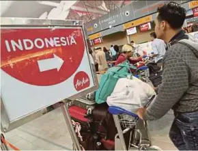 ??  ?? AirAsia says Indonesia managed to achieve the same full year load factor of 84 per cent as of financial year 2016, despite the Mount Agung volcanic activities.