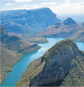  ?? /iStock ?? Precious resource: The Blyde River Canyon in Mpumalanga is one of SA’s key catchment areas. The state must protect these regions to secure the country’s water supply.