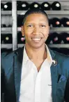  ?? Pictures: SUPPLIED ?? SWEET SUCCESS: Tasting room manager and wine advisor Denzel Swartz