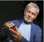  ?? ASSOCIATED PRESS FILE PHOTO ?? Professor Ernő Rubik, inventor of Rubik’s Cube, is photograph­ed in New York in 2018.