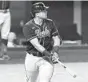  ?? ERIC GAY AP ?? The Braves’ Austin Riley watches his go-ahead home run in the ninth.