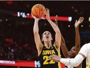  ?? ?? Iowa guard Caitlin Clark.