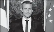  ??  ?? Le président français Emmanuel Macron