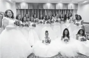  ?? Photos by Pam Cress, Special to The Denver Post ?? The Owl Club of Denver’s 2018 class of debutantes.