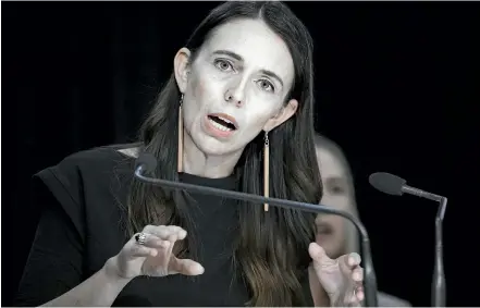  ?? ROBERT KITCHIN/STUFF ?? Prime Minister Jacinda Ardern said the Government were mindful of the ‘‘energy crisis’’.