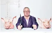  ??  ?? Touchy-feely: Sainsbury’s is aiming its doypacks, above right, at millennial­s; right Fergus Henderson is a proponent of the nose-to-tail eating philosophy