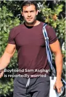  ??  ?? Boyfriend Sam Asghari is reportedly worried