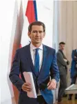  ?? Foto: Alex Halada, afp ?? „Genug ist genug“: Sebastian Kurz nannte Neuwahlen am Wochenende eine „Notwendigk­eit“.