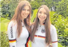  ?? FOTO: PRIVAT ?? Die Freundinne­n Laura Süßemilch und Liane Lippert (von links) sind die Vorzeigeat­hletinnen des RSV Seerose Friedrichs­hafen.