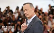  ?? FOTO REUTERS ?? Tom Hanks.