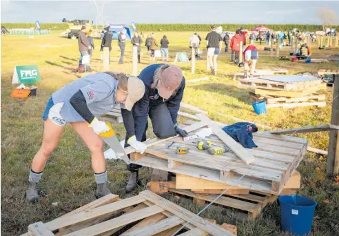  ?? ?? Practical skill tests make a great spectacle in the Young Farmers Grand Final competitio­n coming to Whangarei next month.