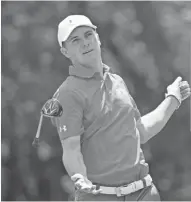  ?? KYLE TERADA / USA TODAY SPORTS ?? Jordan Spieth was seven shots back through three rounds in the Bridgeston­e Invitation­al ahead of the PGA Championsh­ip.