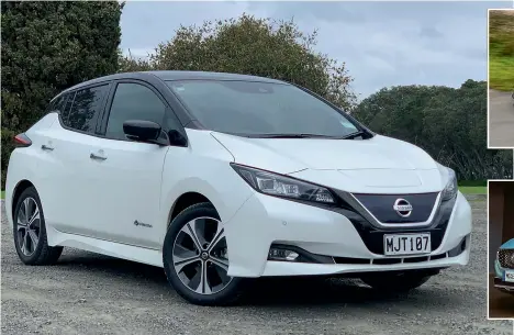  ??  ?? Nissan’s Leaf is a popular used import and still one of the lowest priced new EVs in New Zealand.