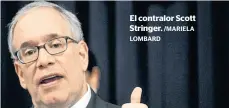  ?? LOMBARD /MARIELA ?? El contralor Scott Stringer.