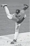  ?? CHRIS SZAGOLA/AP ?? Astros starting pitcher Justin Verlander in action during the Game 5 of the World Series against the Phillies on Nov. 3 in Philadelph­ia.