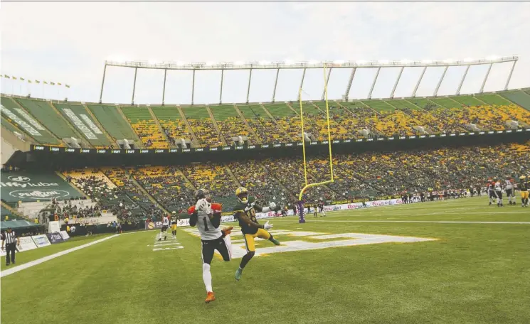  ?? Ian Kucerak ?? Atrocious weather and an uncertain economic climate in Alberta have hit the Eskimos’ attendance numbers, but they aren’t alone. Numbers are down across the CFL.