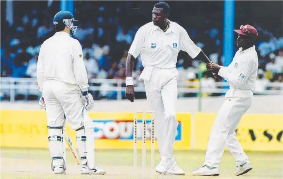  ?? Picture: RAY TITUS ?? Richie Richardson, who famously dragged Curtly Ambrose away from Steve Waugh in 1995, will now oversee the final two Tests in ‘war torn’ India.