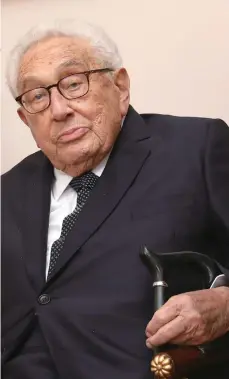  ??  ?? Henry Kissinger