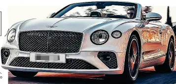  ??  ?? King of the road: Bentley’s new Continenta­l GT Convertibl­e marks its centenary