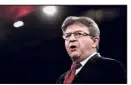  ?? (Photo AFP) ?? Jean-Luc Mélenchon espère obtenir une majorité aux législativ­es, afin de paralyser l’action du Président.