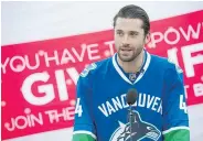  ?? JASON PAYNE/PNG FILES ?? Erik Gudbranson has embraced the city and wants to embrace a leadership role with the Canucks.