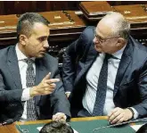  ?? Ansa ?? Road map
Il ministro dell’economia Roberto Gualtieri e il leader M5s Luigi Di Maio