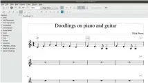  ??  ?? Speed up chord entry by pressing Space after each chord to move to the next note on the stave.