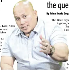  ??  ?? BATO vows to be fair during probes.