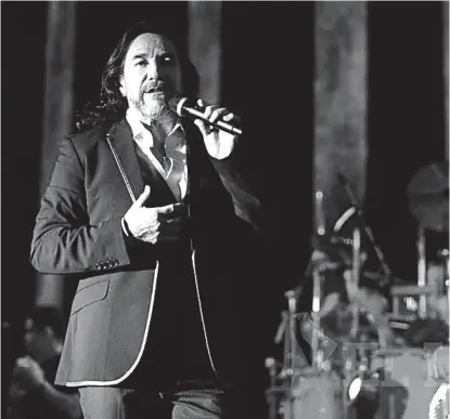  ?? FOTOS: ESPECIAL ?? Marco Antonio Solís regresa a tierras laguneras luego de visitarlas últimament­e en el año 2013 y 2015.