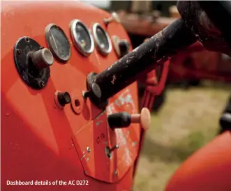  ??  ?? Dashboard details of the AC D272