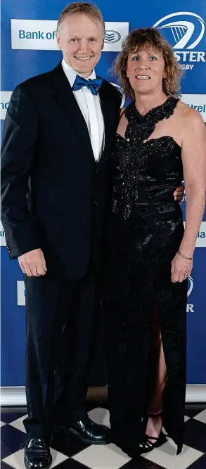  ??  ?? Family commitment­s: Schmidt with his wife Kellie in 2013